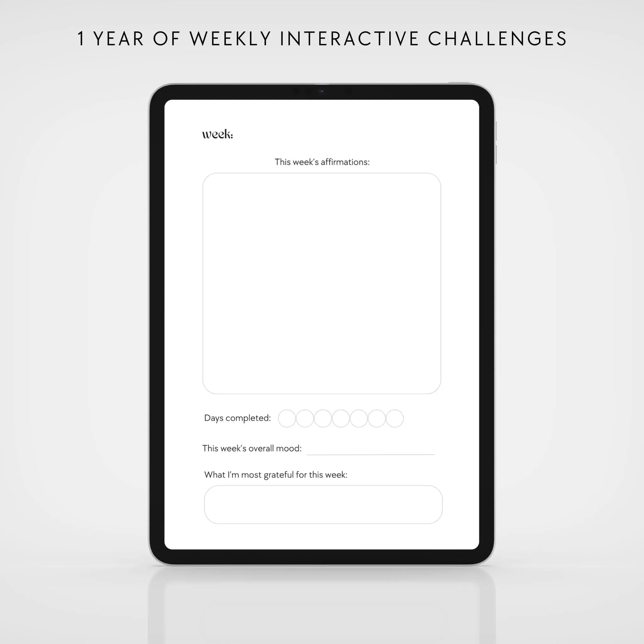 The Affirmations Digital Fillable Journal - Image 4