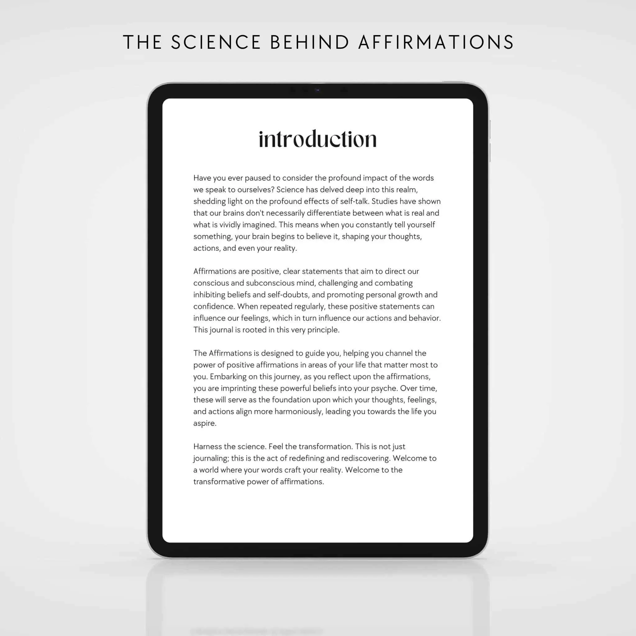 The Affirmations Digital Fillable Journal - Image 5