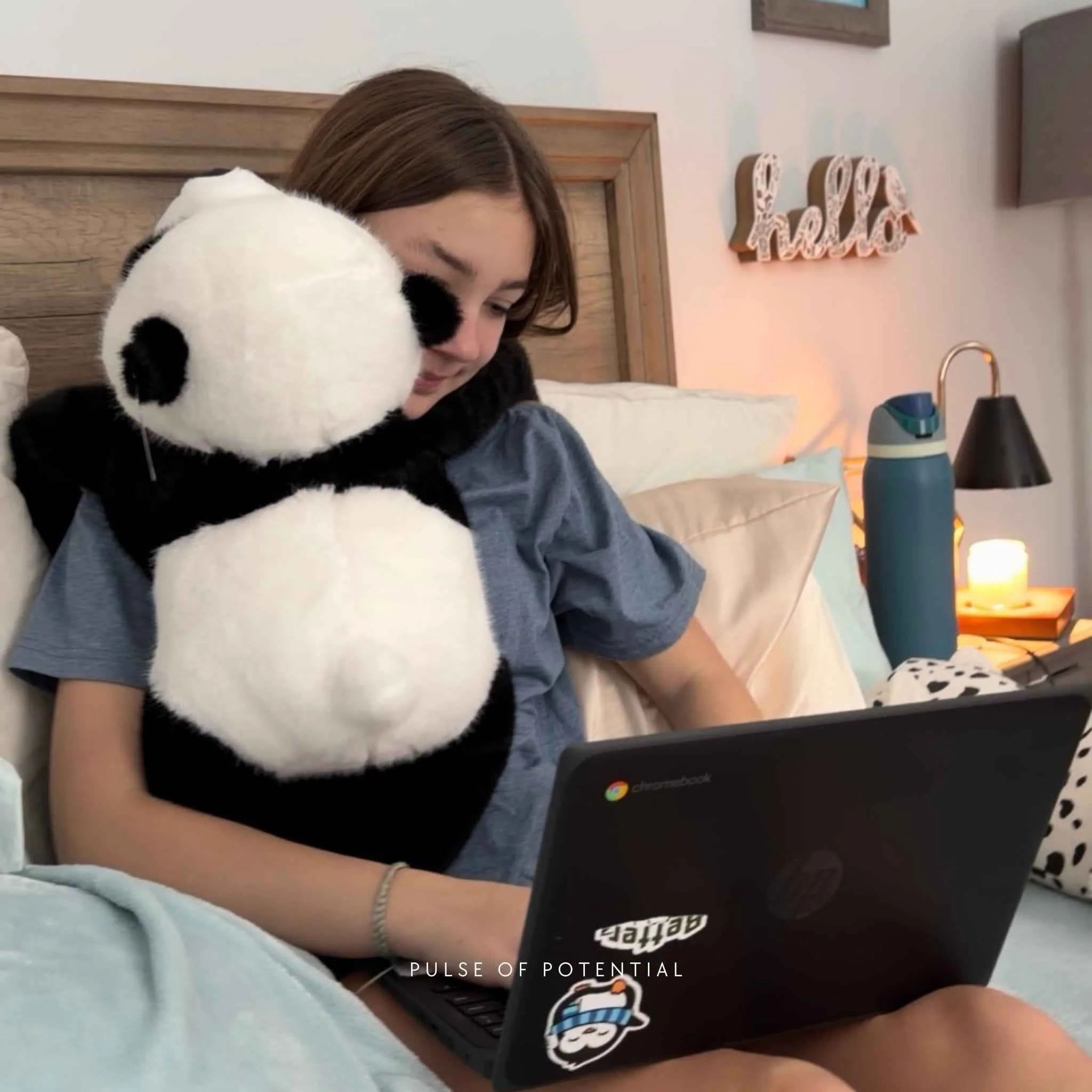 Pookie the Panda Weighted Hug Buddy for Children - Image 13