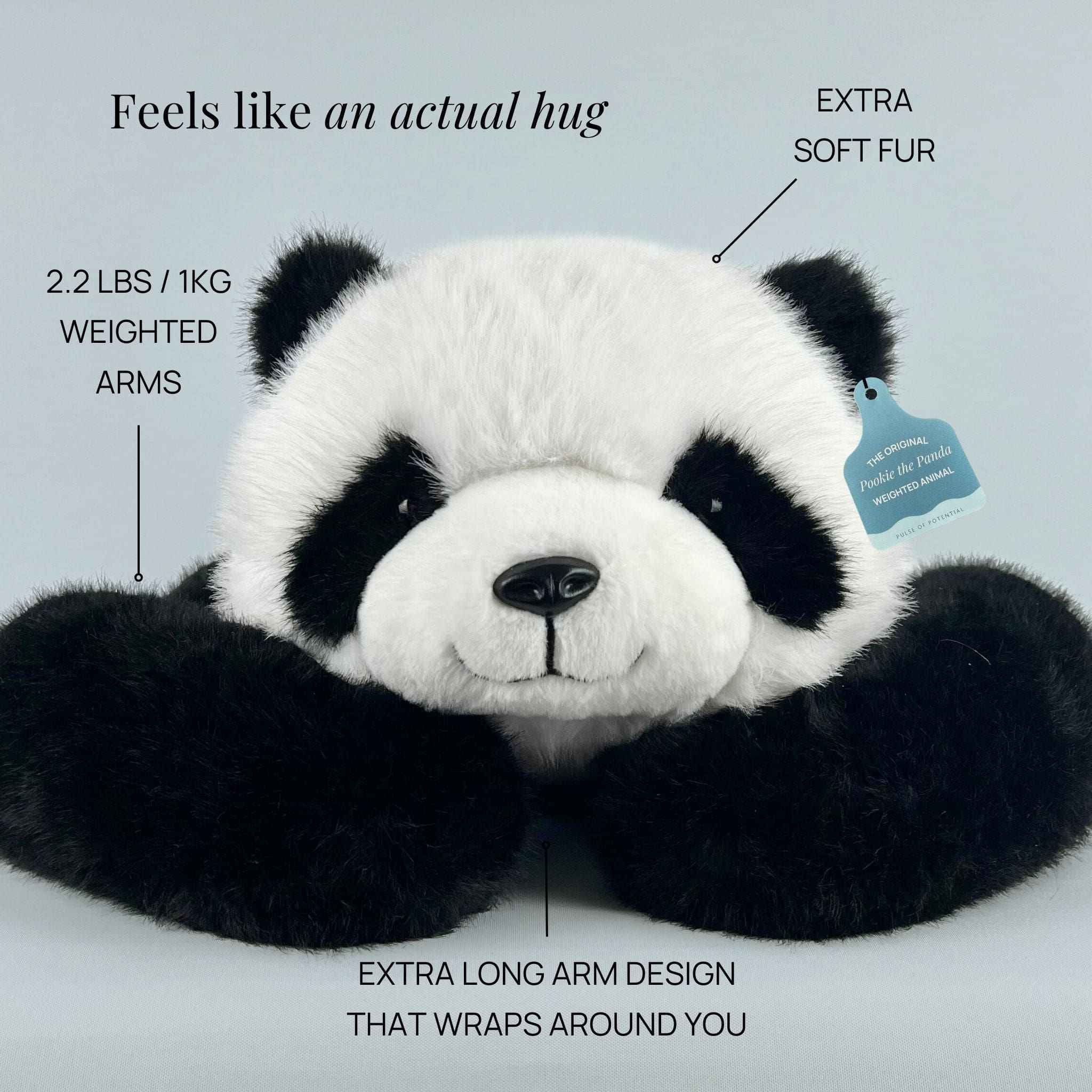 Pookie the Panda Weighted Animal - Image 7