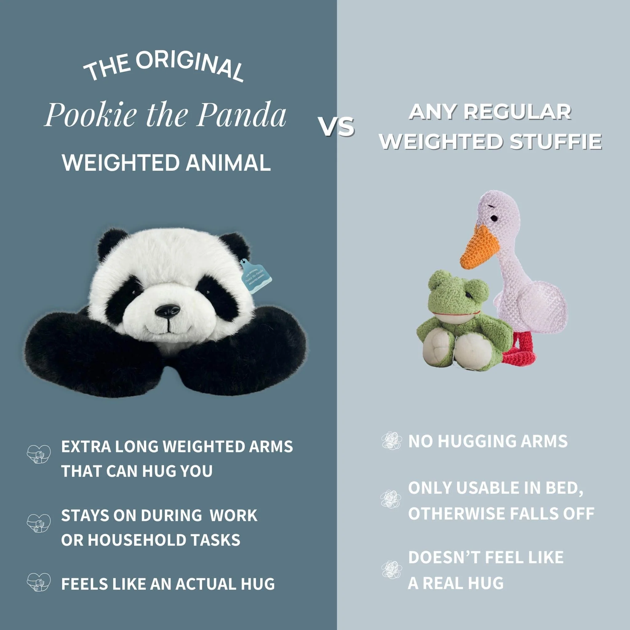 Pookie the Panda Weighted Animal - Image 9