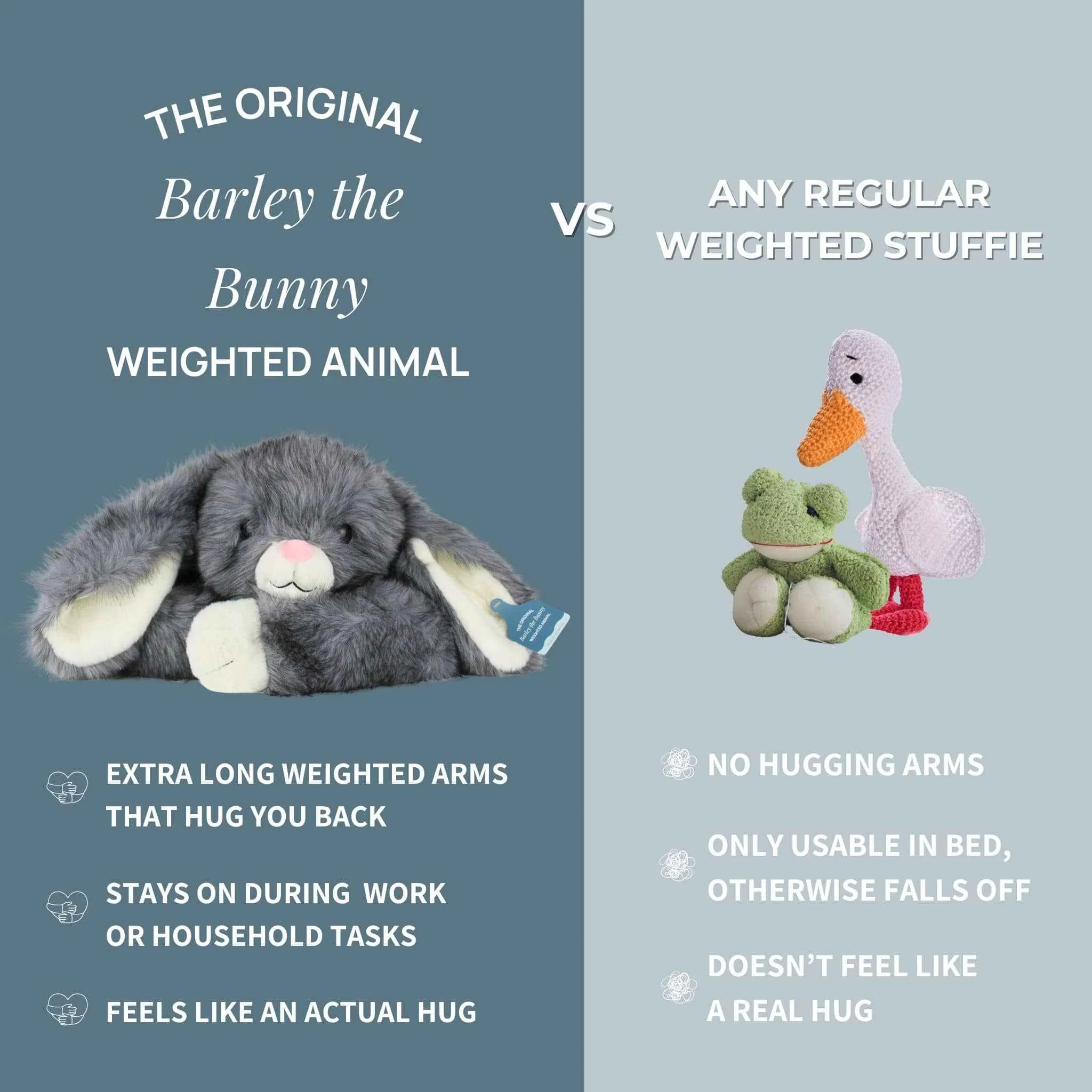 Barley the Bunny Weighted Animal - Image 9