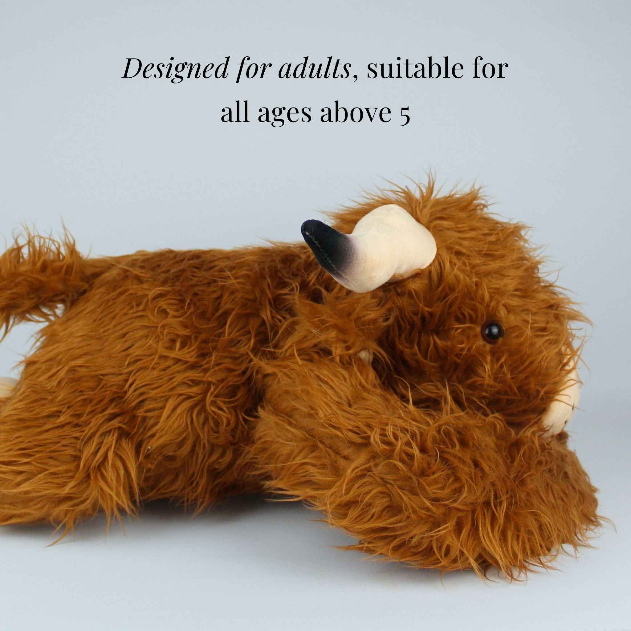 Hallie the Highland Cow Weighted Animal - Image 8