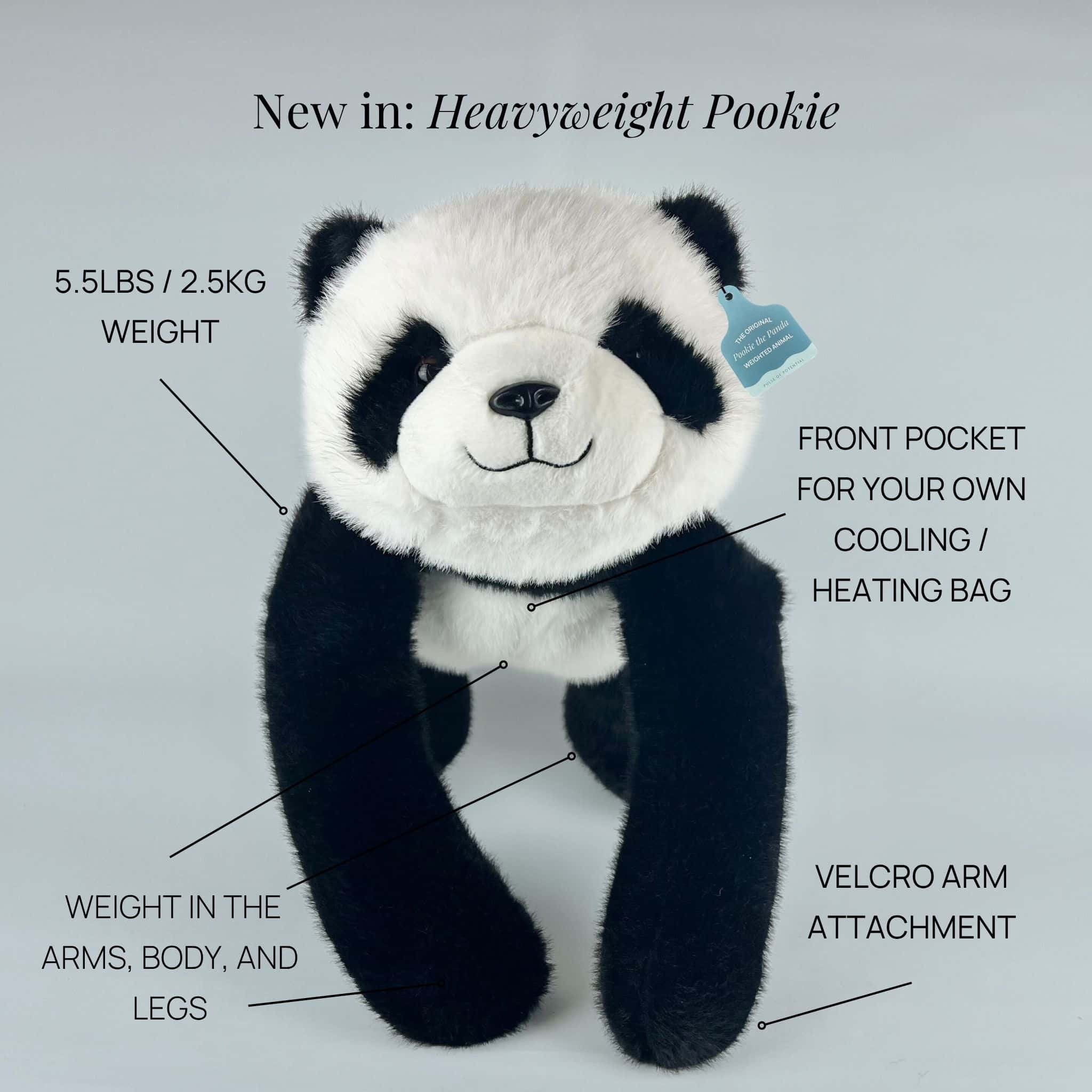 Pookie the Panda Weighted Animal - Image 3