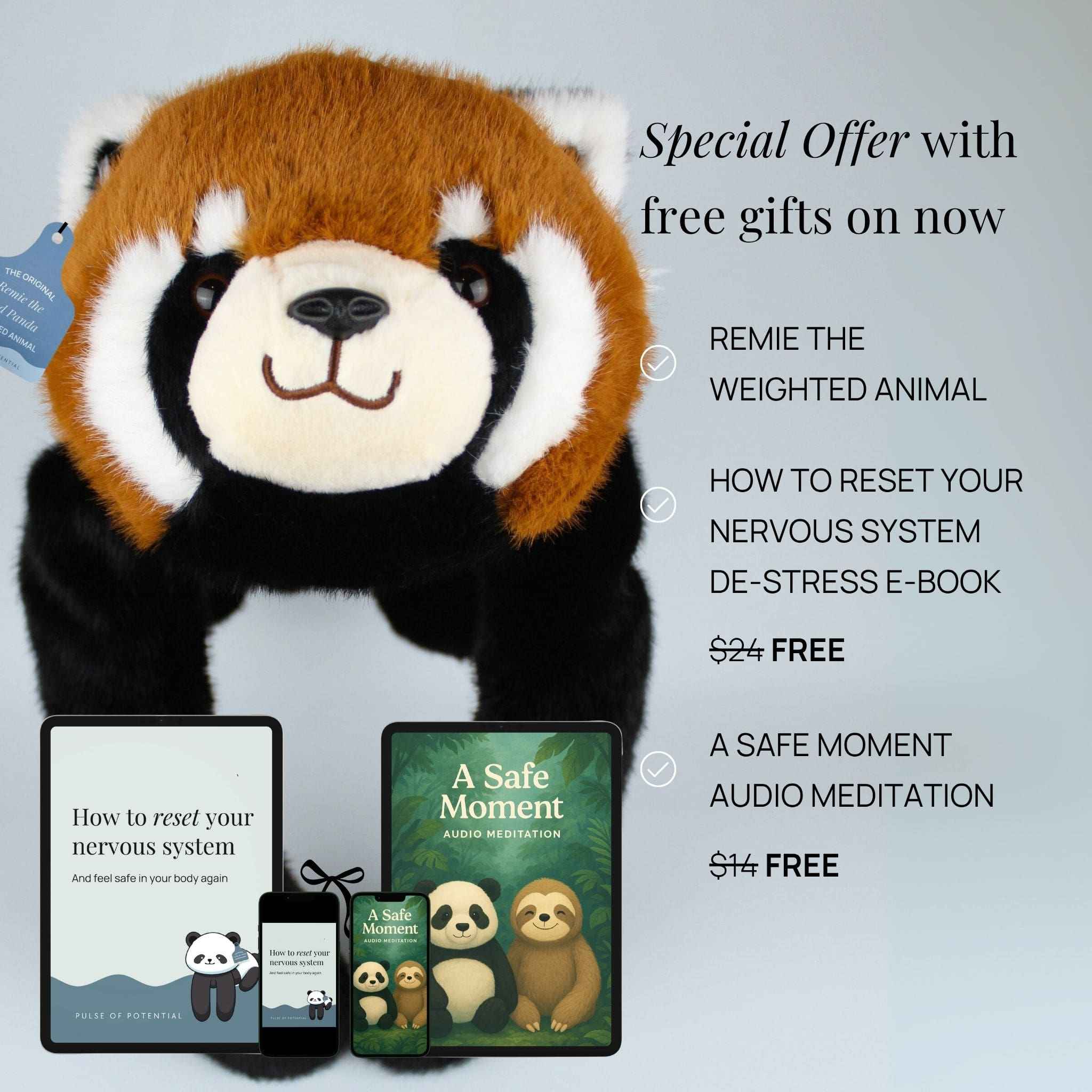Remie the Red Panda Weighted Animal - Image 8